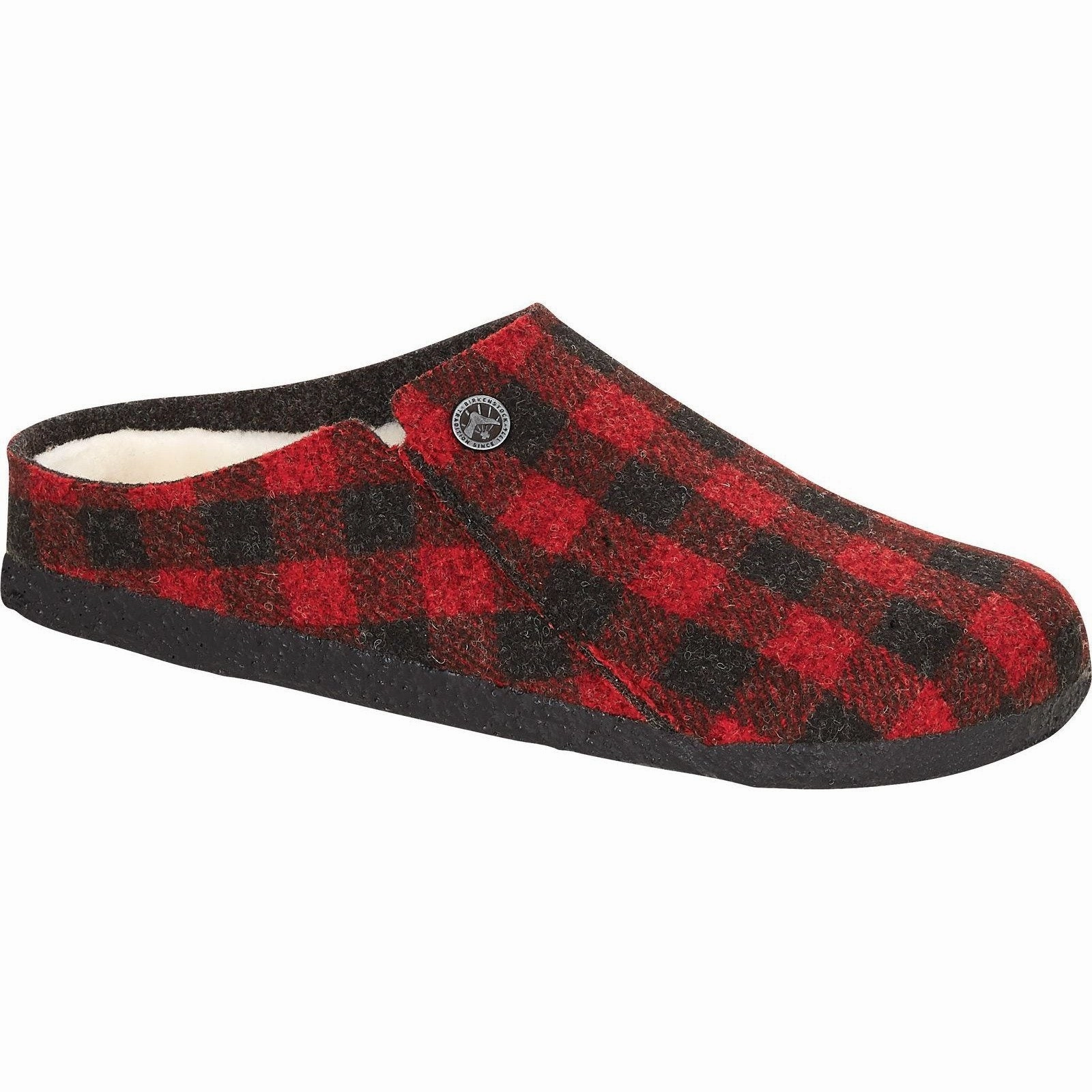 BIRKENSTOCK ZERMATT SHEARLING PLAID RED KIDS' - FINAL SALE! Limited