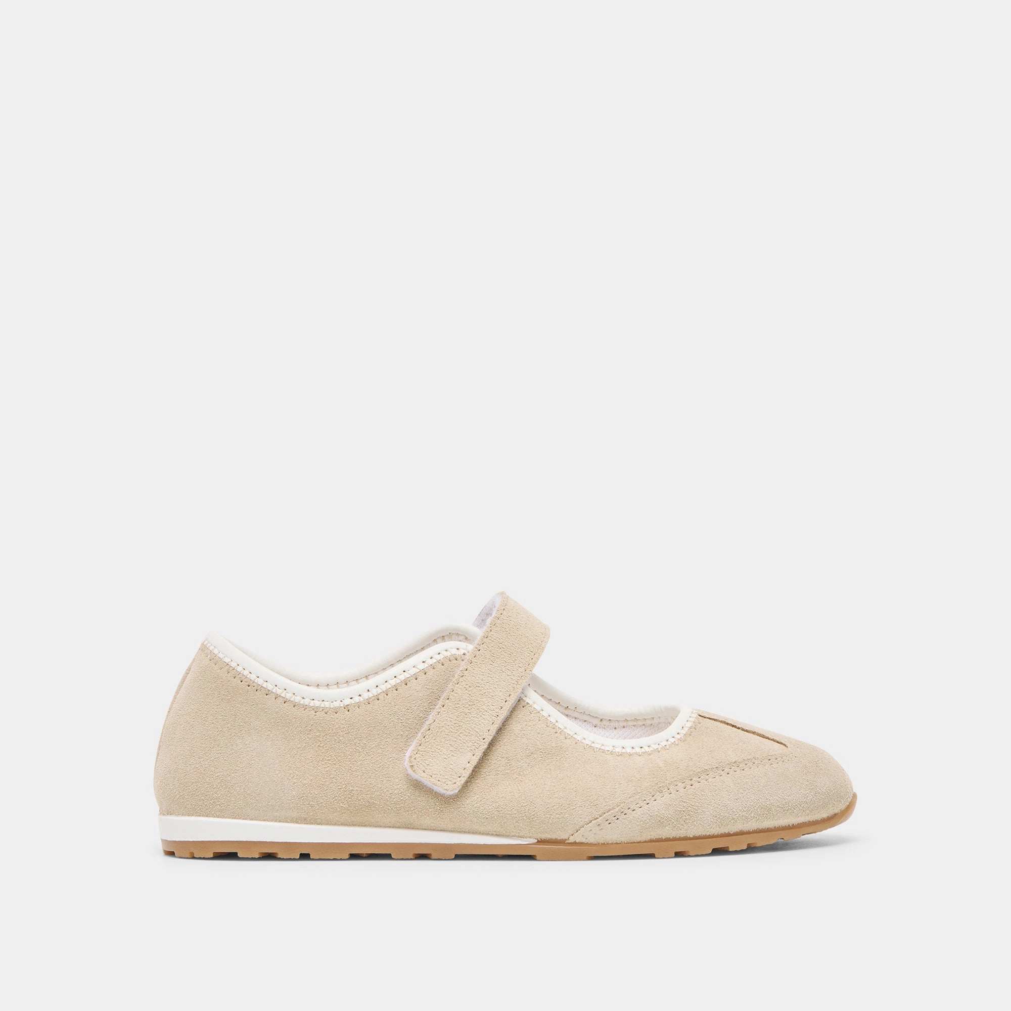 Reinforced Toe Guard Sandal Pads SOFYA SNEAKERS CAMEL SUEDE