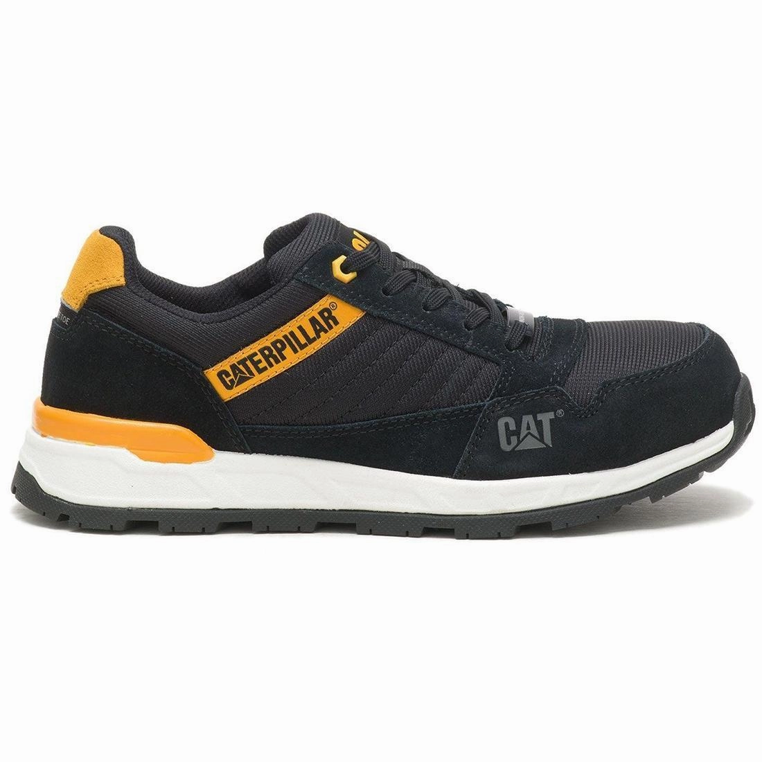 Ultra-soft sole buckle - type Venward Women??s Composite-Toe Work Shoe Black/Yellow