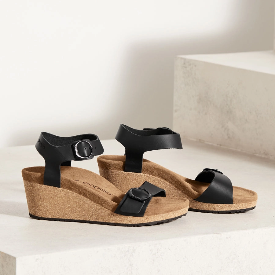 SOLEY - BLACK - LEATHER most classic