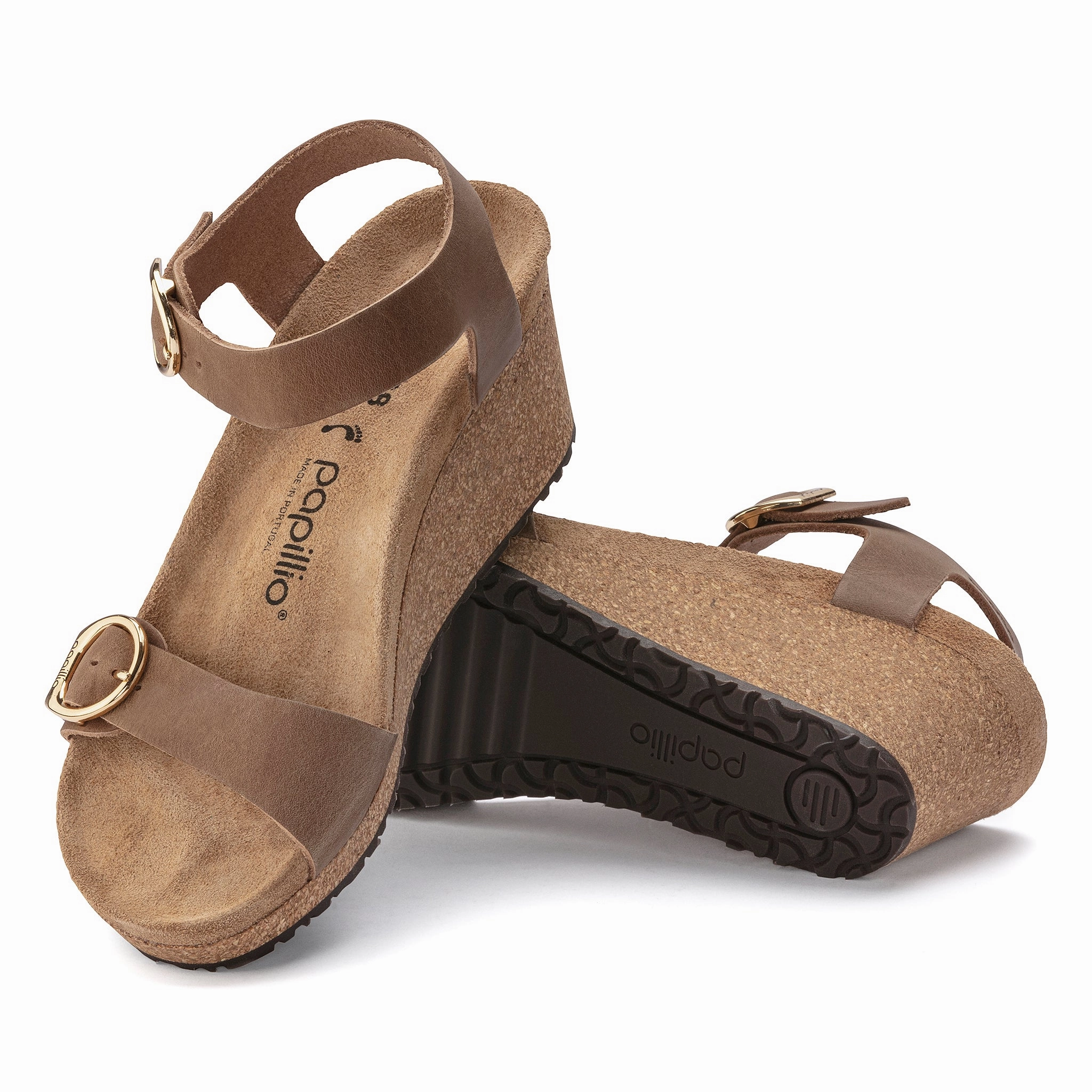 Mid-top Multi Surface Traction Grid SOLEY - COGNAC - LEATHER