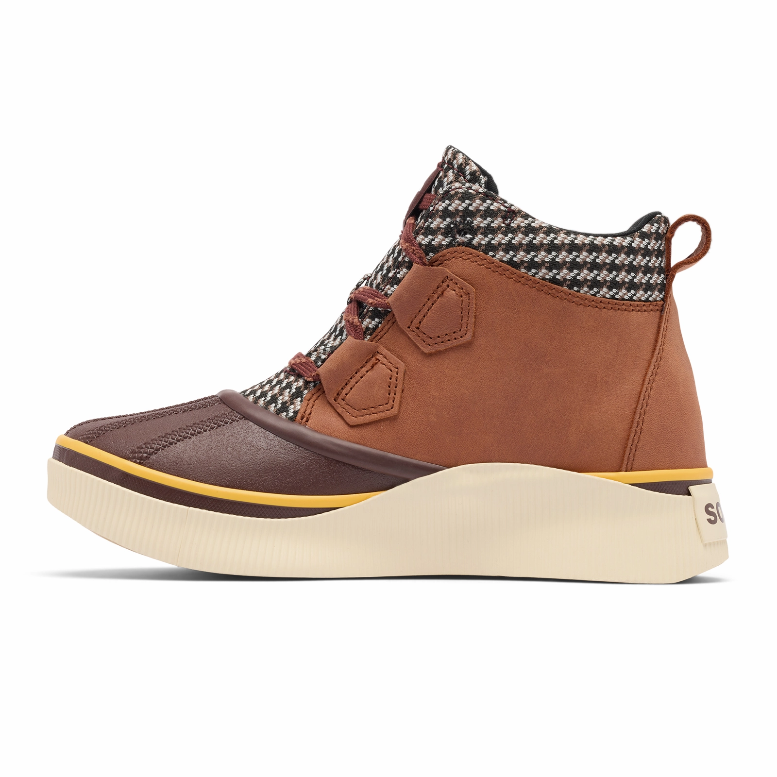 Sorel Out N About IV Waterproof Classic Boot (Women) - Honey White/Redwood/Rustic Brown Slip Resistant Outdoor Trek