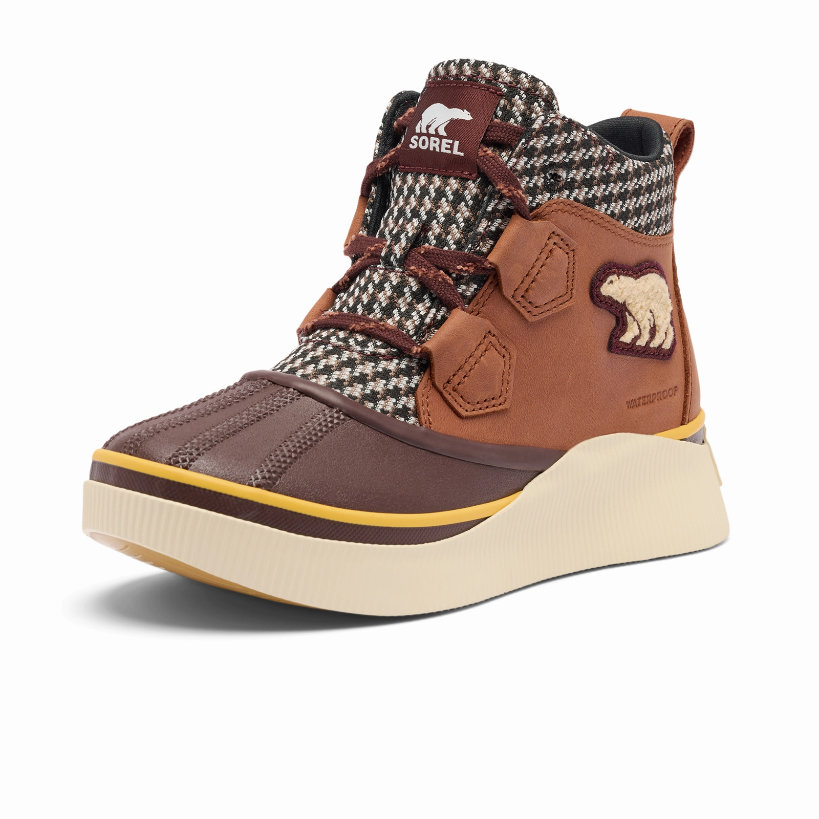Fashion Focused Adventurous Spirit Sorel Out N About IV Waterproof Classic Boot (Women) - Honey White/Redwood/Rustic Brown