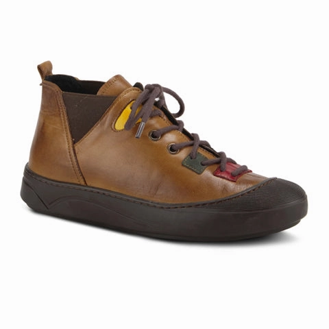 Spring Step Cherly Ankle Boot (Women) - Camel Multi Leather Feather Light Backcountry Camper