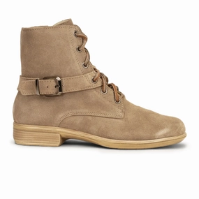 Naot Alize Ankle Boot (Women) - Almond Suede Breathable Mud Resistant Stylish Explorer