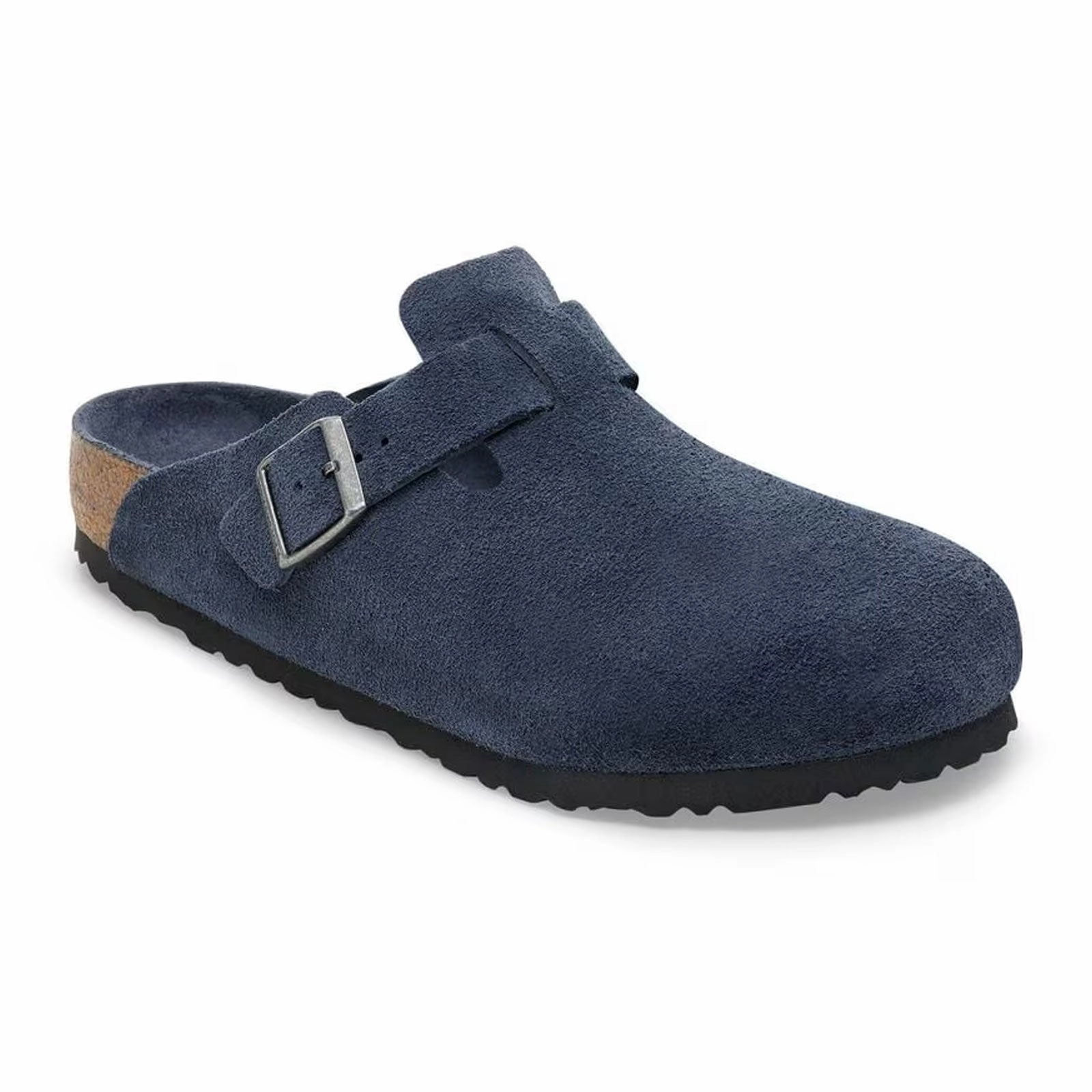 Birkenstock Boston Soft Footbed Clog (Men) - New Navy Suede All Fit Spring Mood