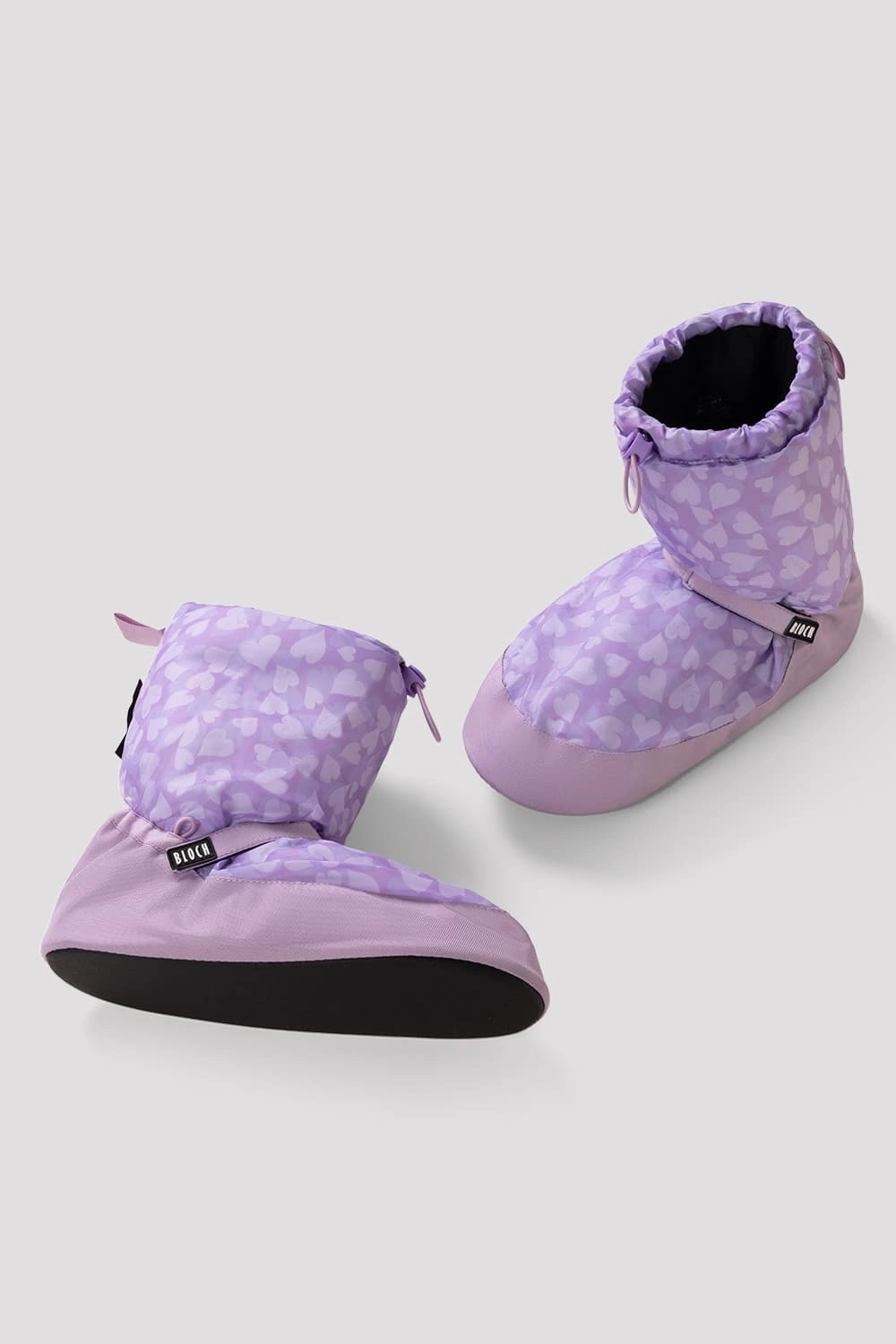 suburb Nice Stretchable Upper Material Childrens Confetti Hearts Print Warm Up Booties