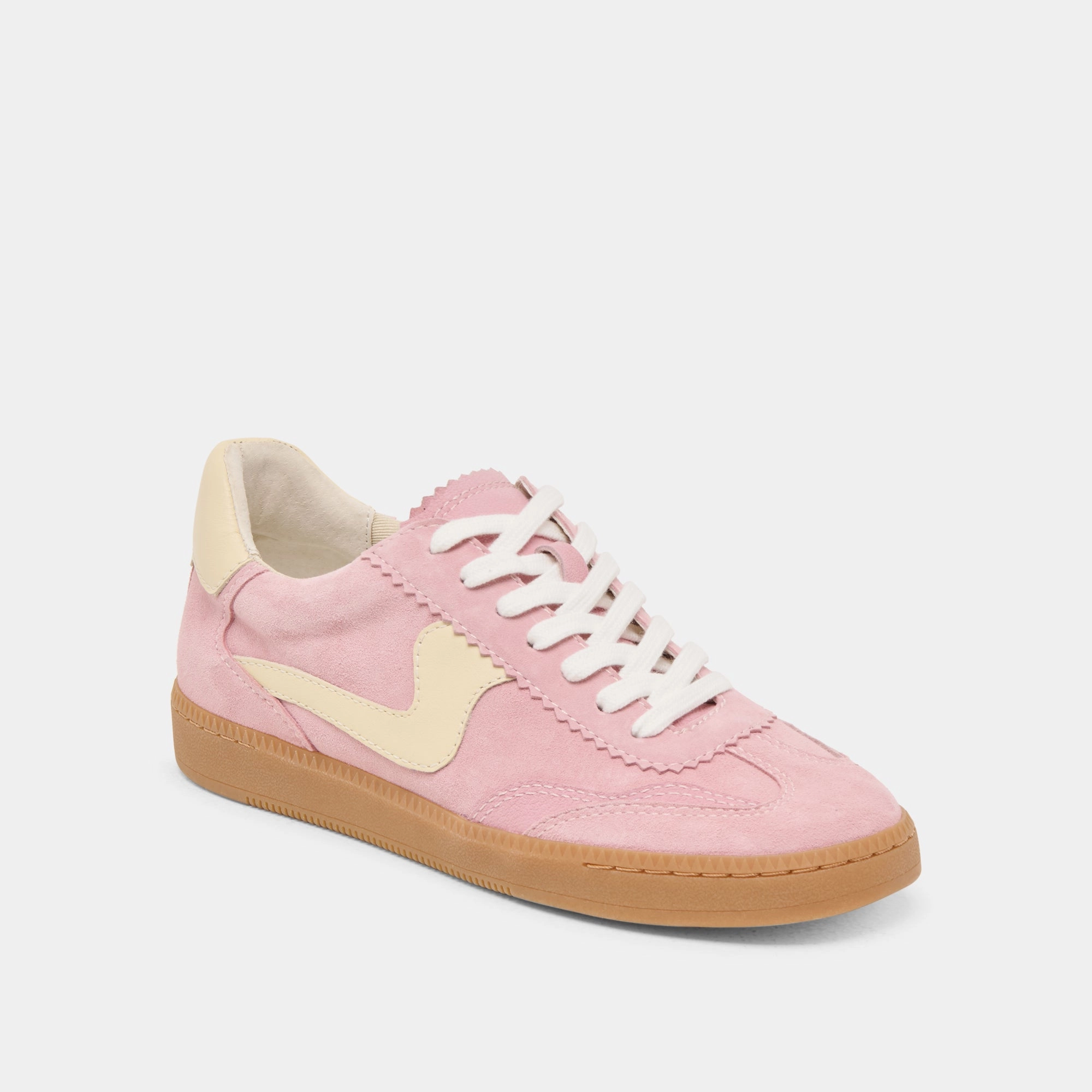 Zero Drop Heel Sunset Hour NOTICE SNEAKERS GUAVA SUEDE