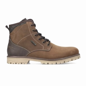 Rieker F3614 Randy Boot (Men) - Tabak/Moro/Kastanie/Braun Hard Ground