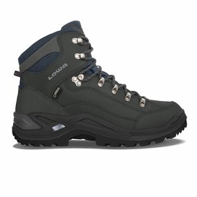 All Weather Rough Terrain Lowa Renegade GTX Mid Hiking Boot (Men) - Dark Grey
