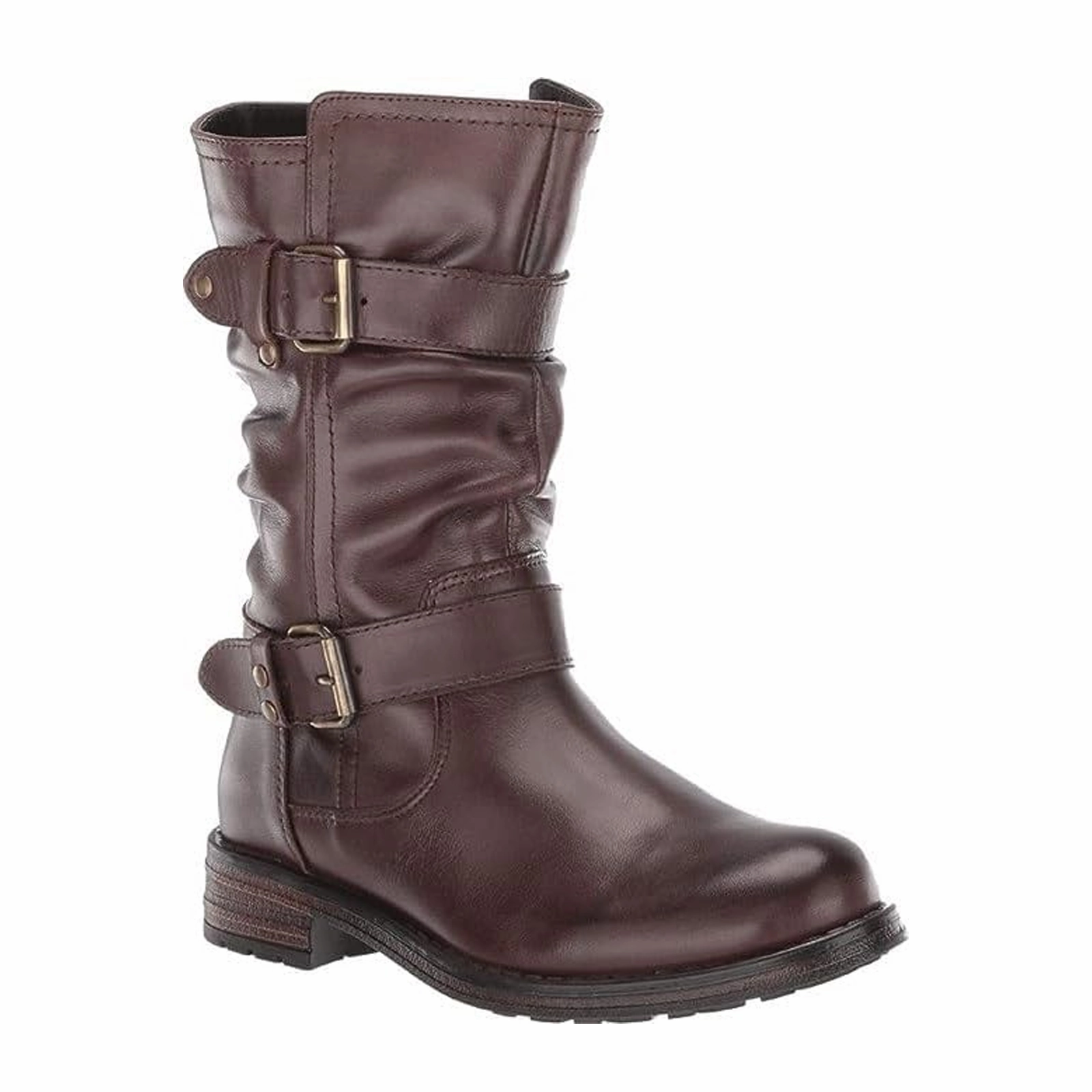 Eric Michael Noelle Mid Boot (Women) - Brown Steel Guard Padded Shaft