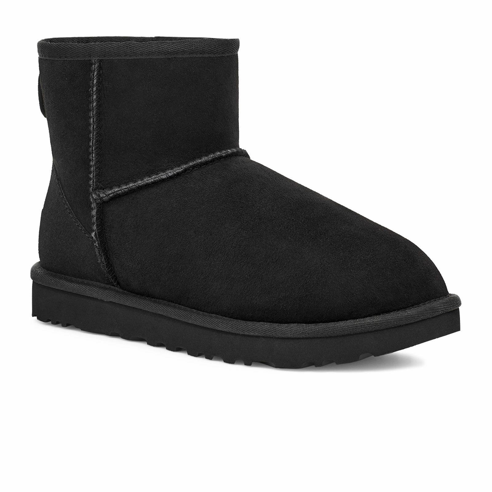 UGG? Classic Mini II (Women) - Black Comfort Lining Windy Weather