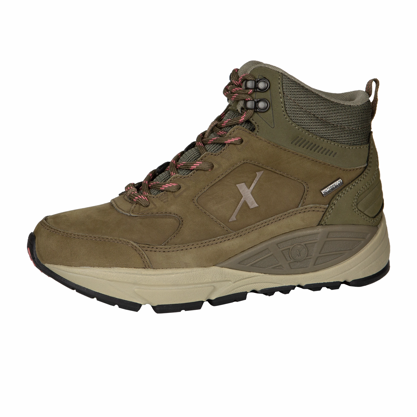 Xelero Hyperion II Hi Hiking Shoe (Women) - Mocha Suede Surface Rollbar Stability
