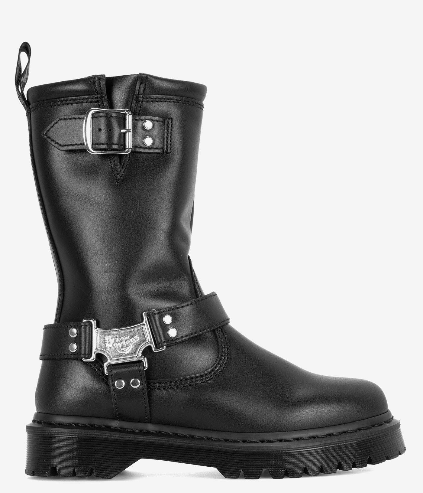 Dr. Martens Anistone Hi Leather Biker Boots Fashionable Design swimmers - specific functions