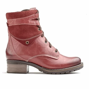 Dromedaris Kara Suede Mid Boot (Women) - Red Brave Path Businessman