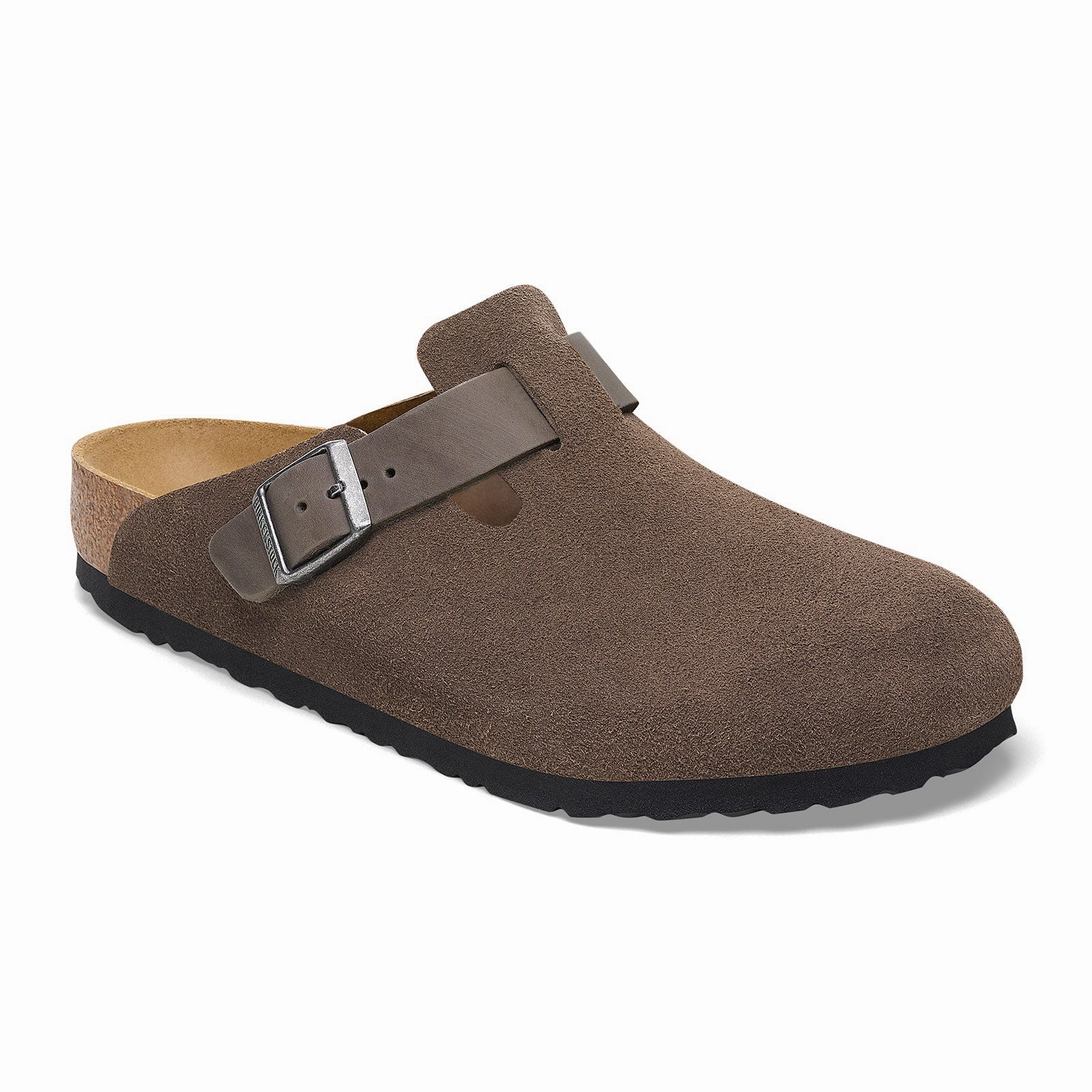 Birkenstock Boston Clog (Men) - Concrete Gray/Iron Breath Panel