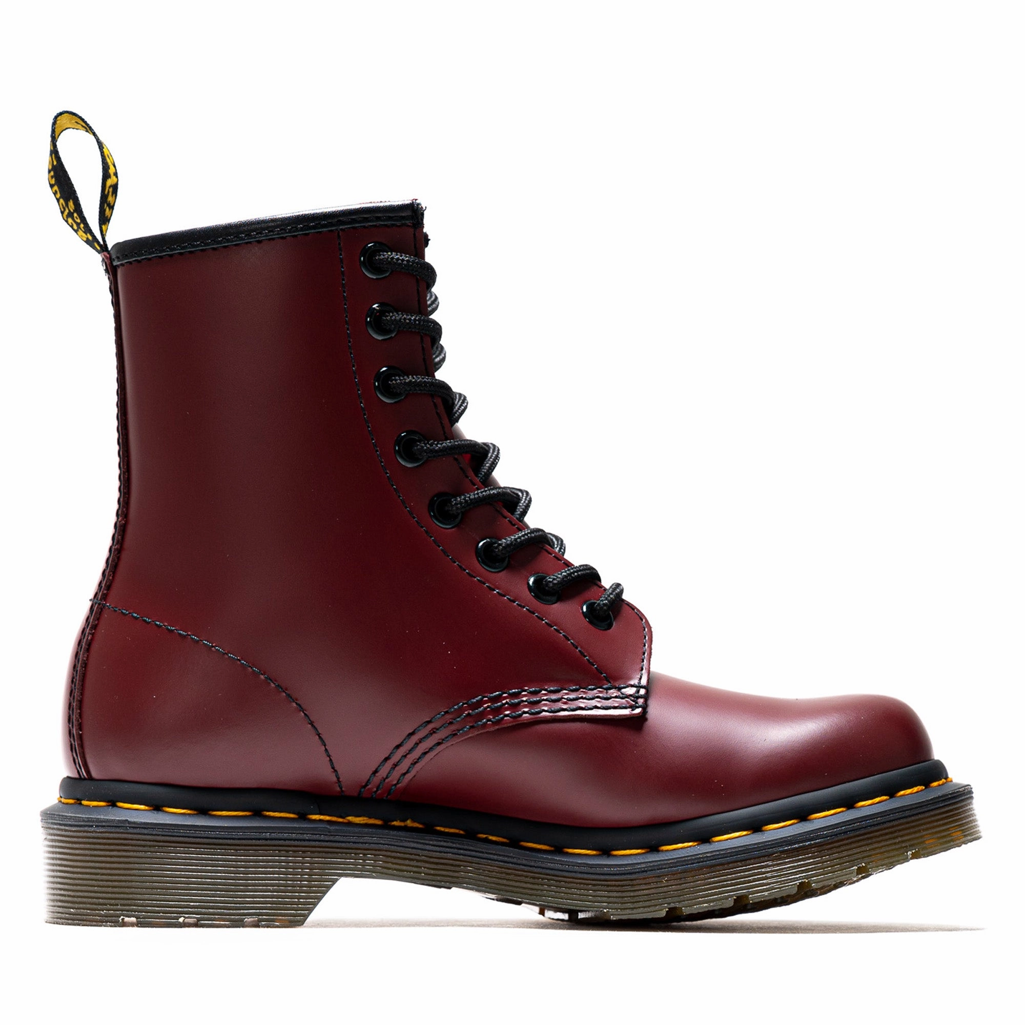 Utility Style Women's Dr. Martens 1460 Smooth Leather Boot - Cherry Red