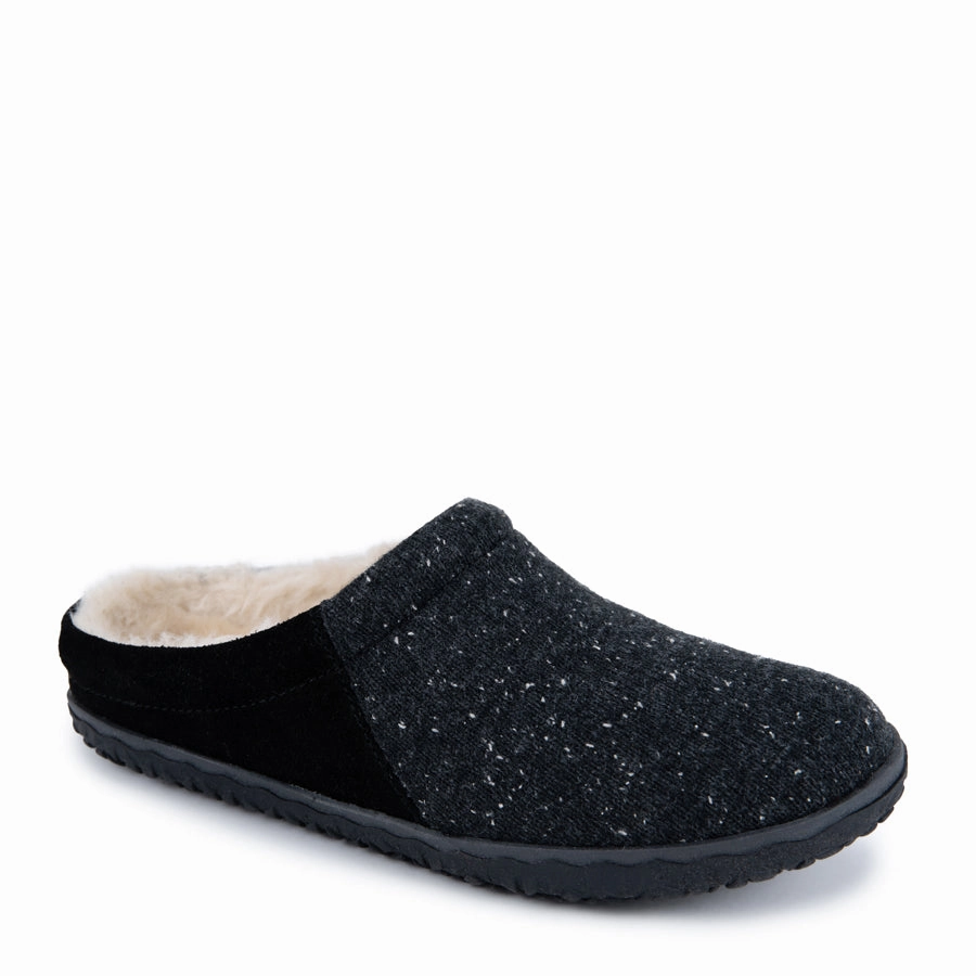 Beach Ready Slides TAHOE - BLACK - SUEDE