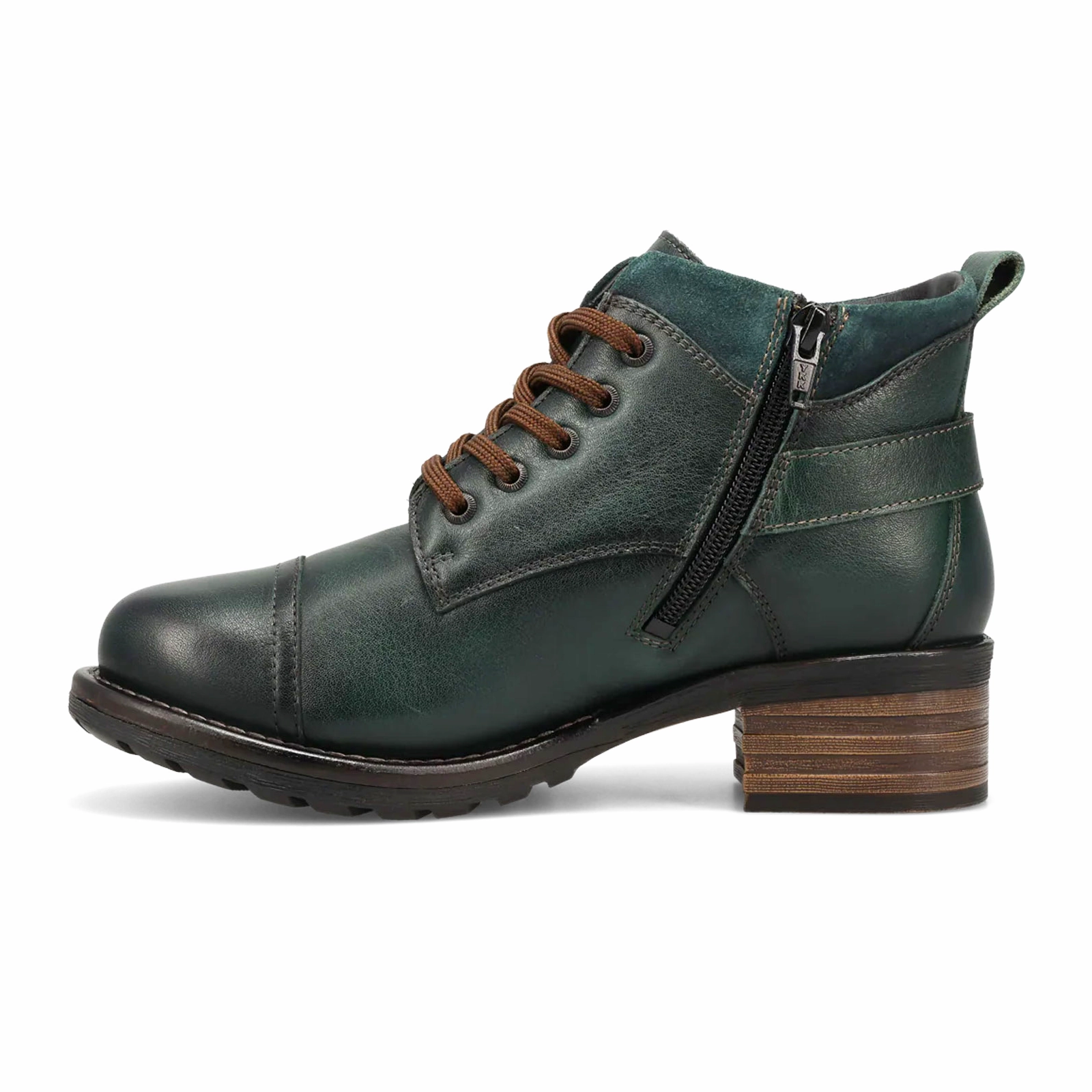 Taos Mini Crave Ankle Boot (Women) - Deep Teal Green Patterned Surface Waterproof Feature