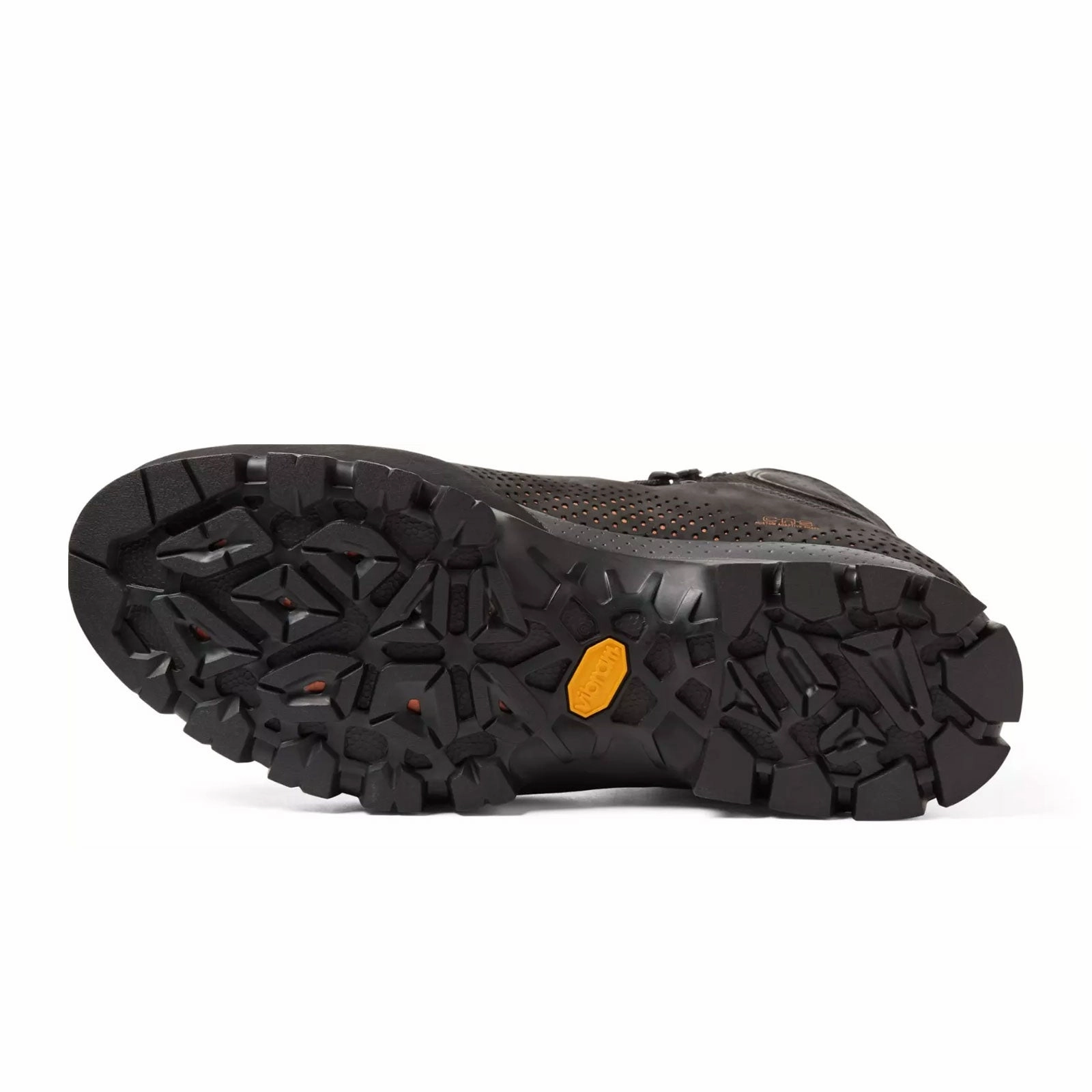 Tecnica Forge GTX Mid Hiking Boot (Men) - Black/Orange Leather Cozy Interior Date Ready