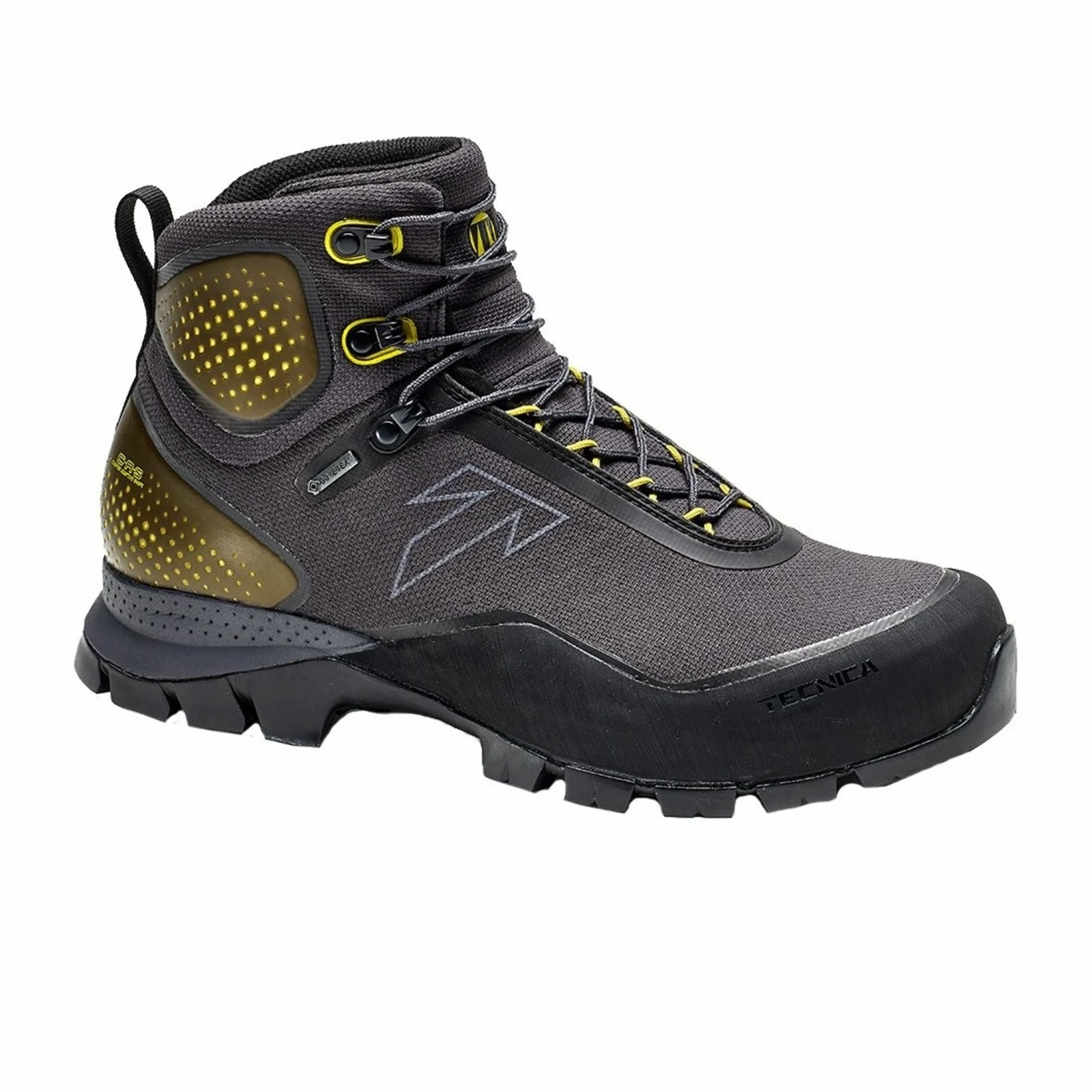Tecnica Forge S GTX Mid Hiking Boot (Unisex) - Asphalt/Green Workwear Style Fashionable