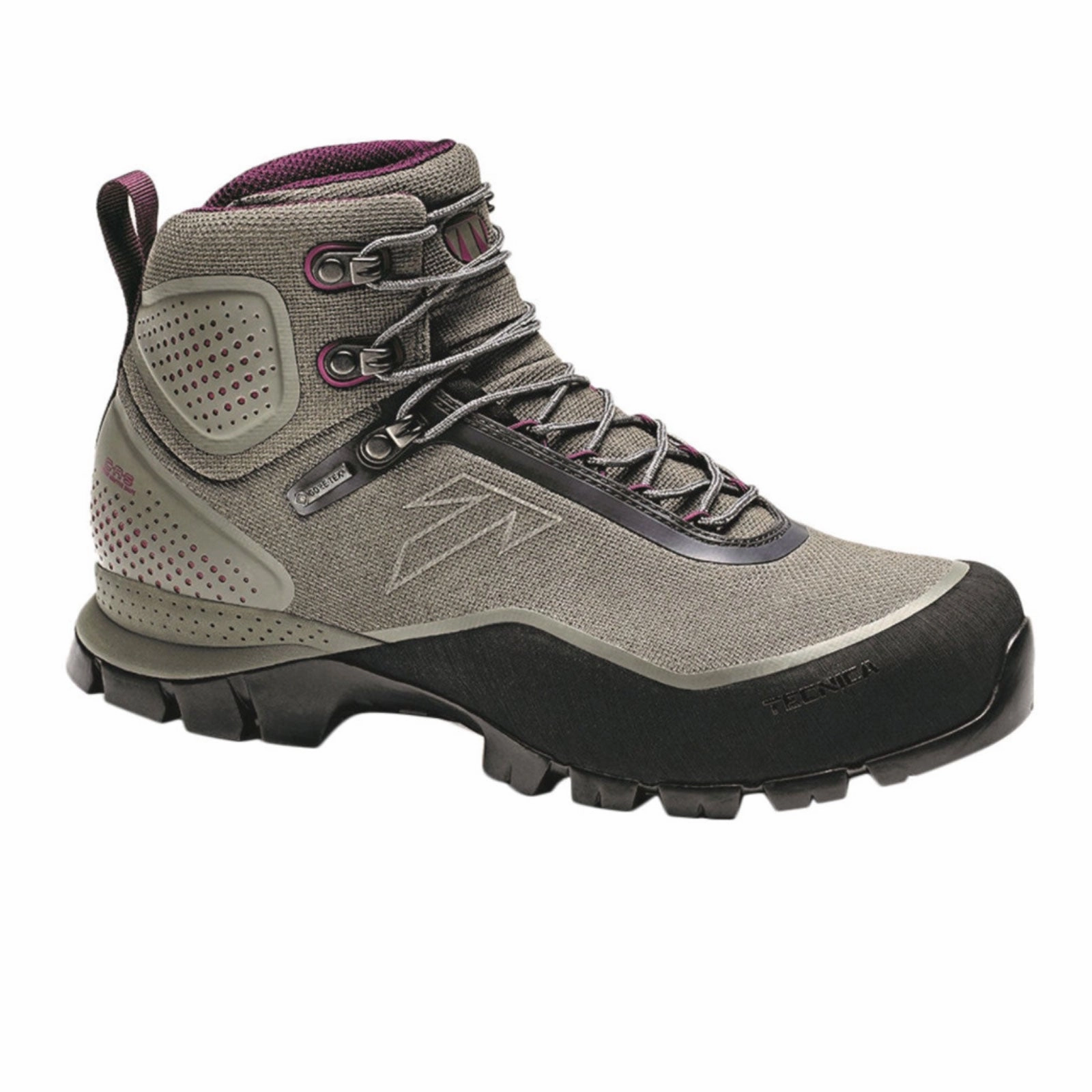 Feather Light Morning Walk Tecnica Forge S GTX Mid Hiking Boot (Women) - Shadow Altura/Rich Fiori