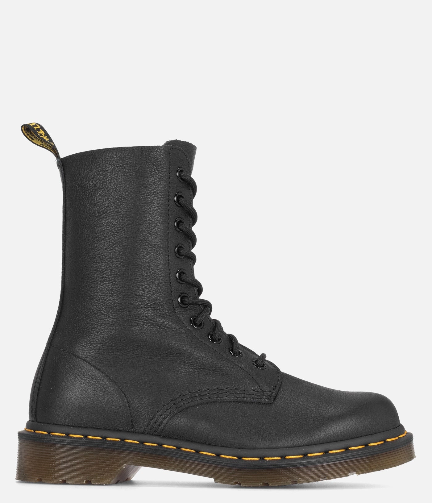 Dr. Martens 1490 Virginia Leather Mid Calf Boot - Women vintage Glam silhouette