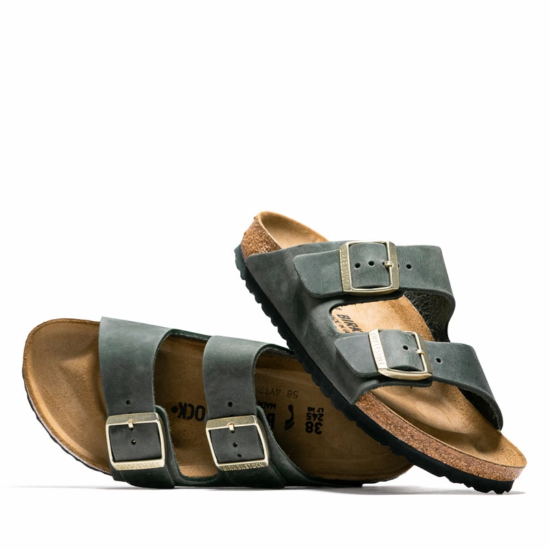 Urban Trek Women's Birkenstock Arizona Oiled Leather - Thyme