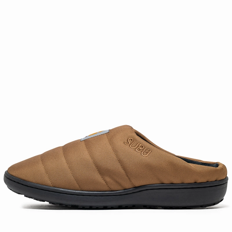 SUBU x Carhartt WIP Cordura Slippers - Hamilton Brown Dynamic Walk Rigidity Control
