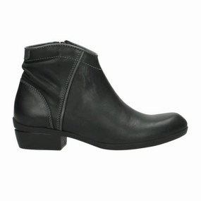 quick-drying Wolky Winchester Ankle Boot (Women) - Black