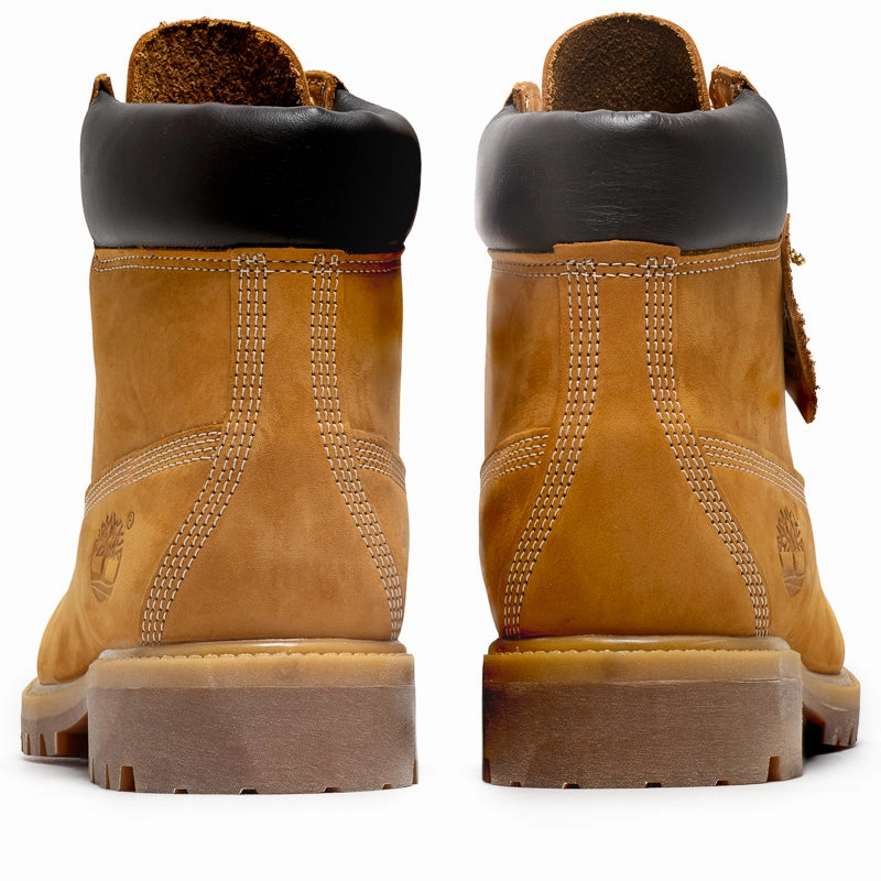 All Season Slip Resistant Stylish Explorer Timberland Premium 6" Lace Up Waterproof Boot - Wheat