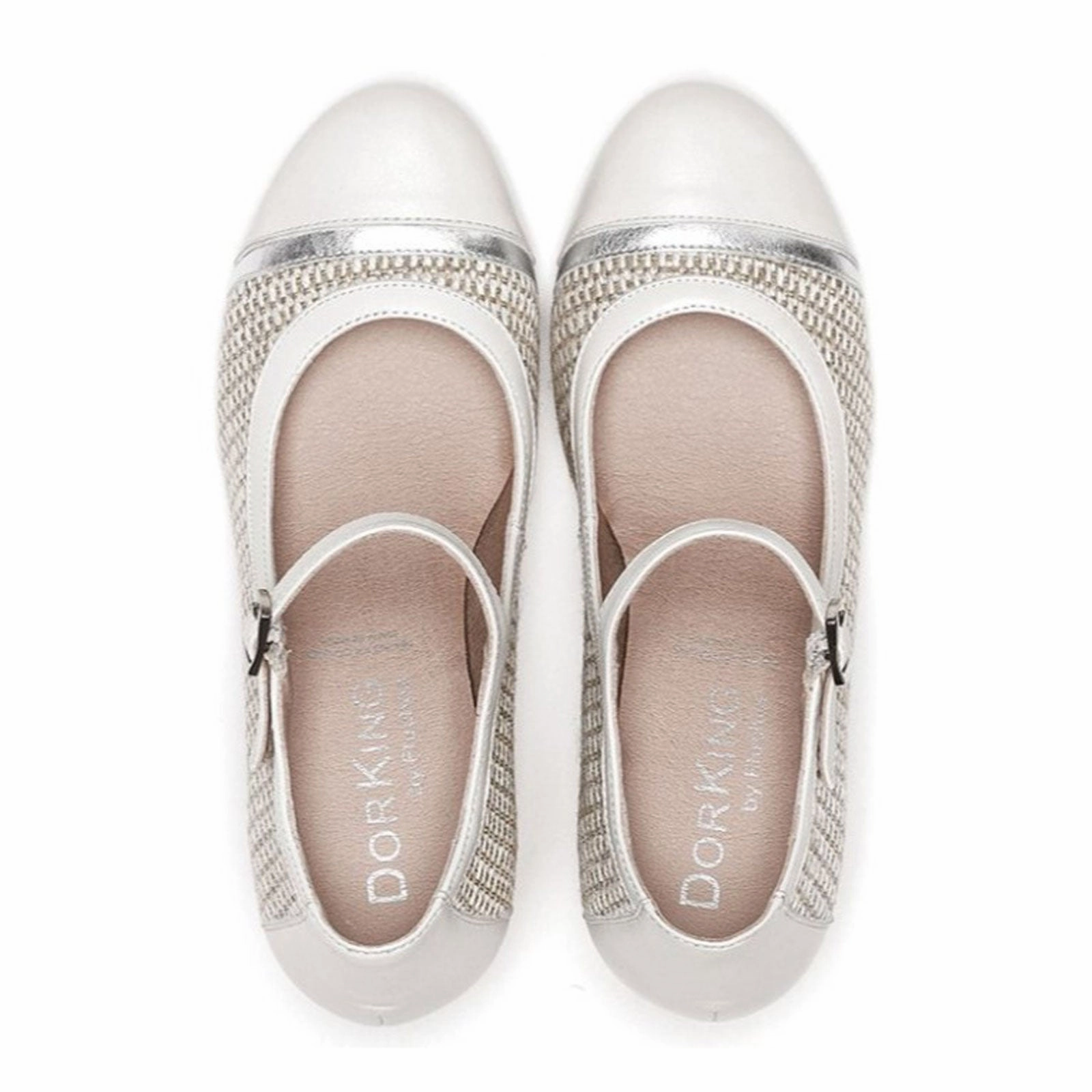 Dorking Rodin D8741 Heeled Mary Jane (Women) - Cream Universal Look