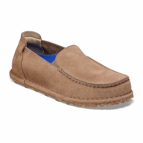 Relax Mode Birkenstock Utti Slip On (Men) - Taupe Suede