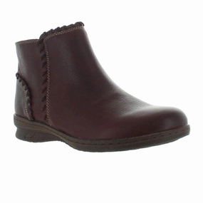 Scratch Resistant Finish Comfortiva Fallston Ankle Boot (Women) - Mosto Red