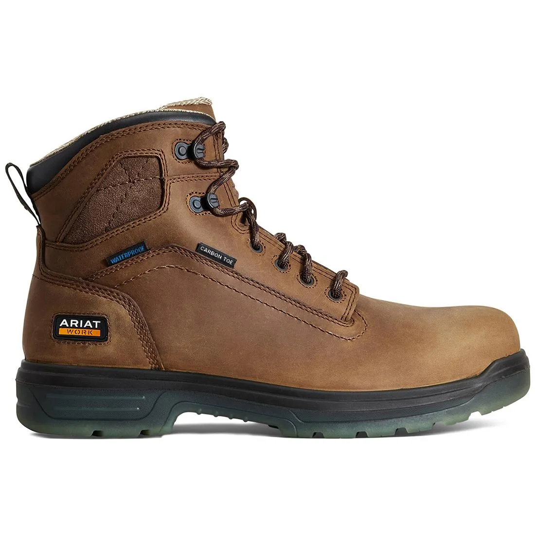 Non Toxic Compounds Turbo 6 inch Carbon-Toe CSA Waterproof Work Boot Aged Bark