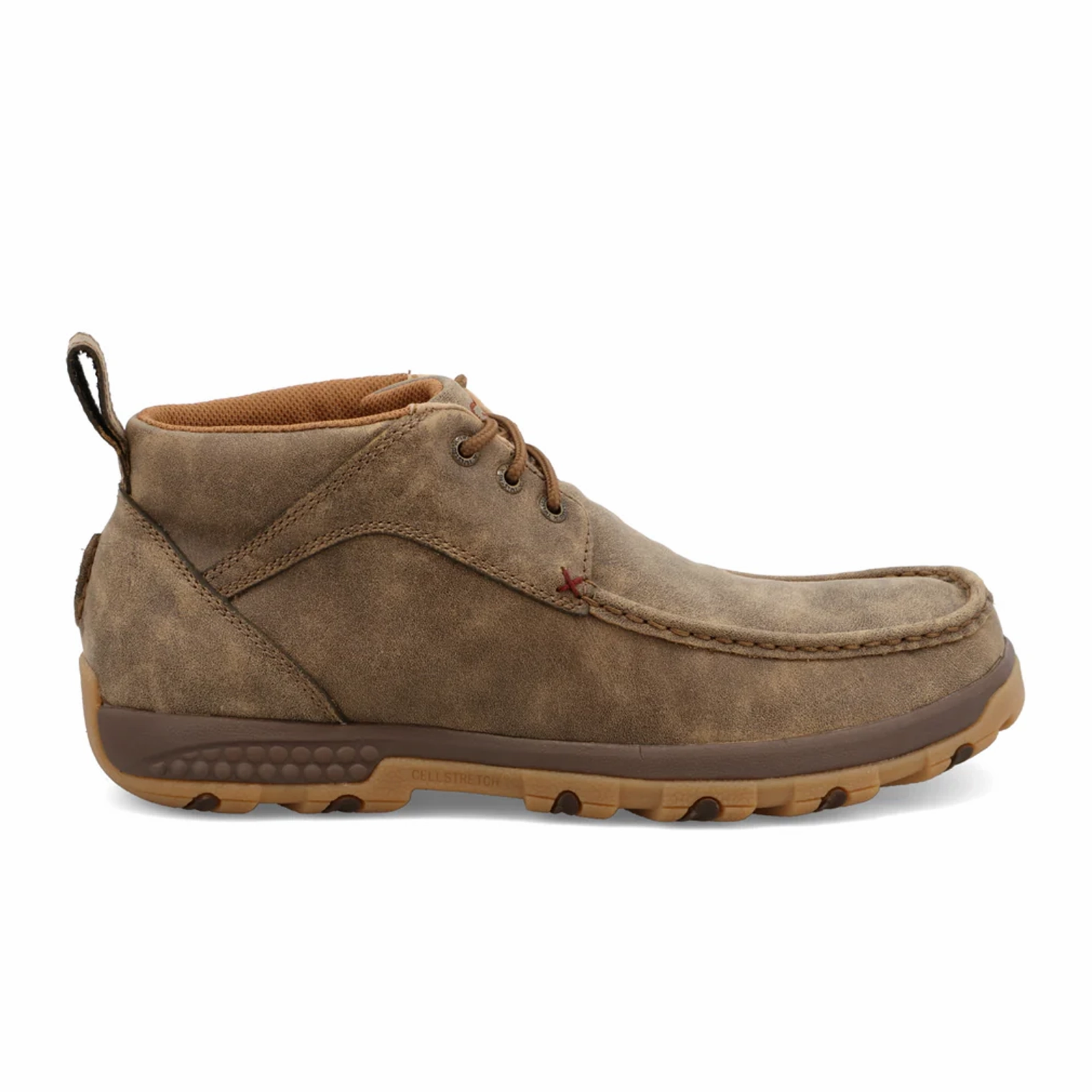 Twisted X Chukka Driving Moc (Men) - Bomber Padded Interior Urban Traveler