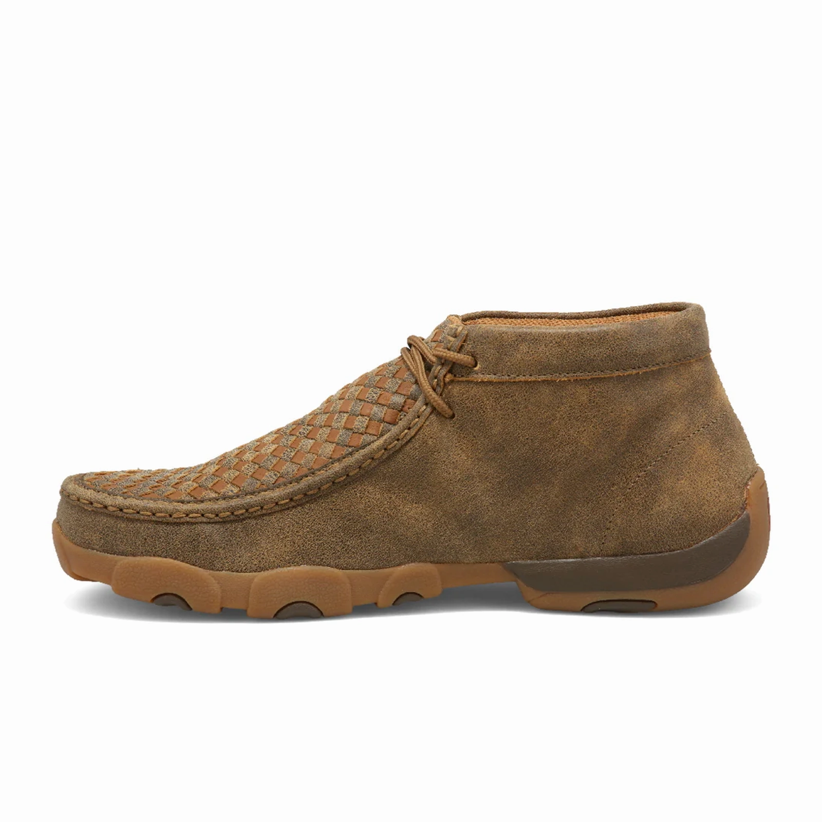 Twisted X Chukka Driving Moc (Men) - Bomber & Tan Shock Absorbing Active Nomad