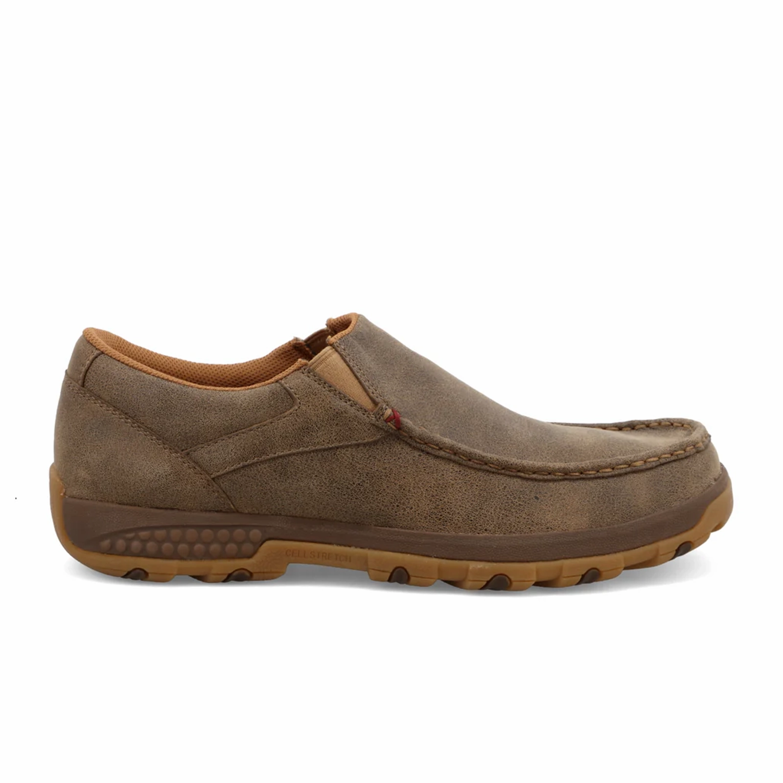 Ankle Lock Twisted X Slip On Driving Moc (Men) - Bomber