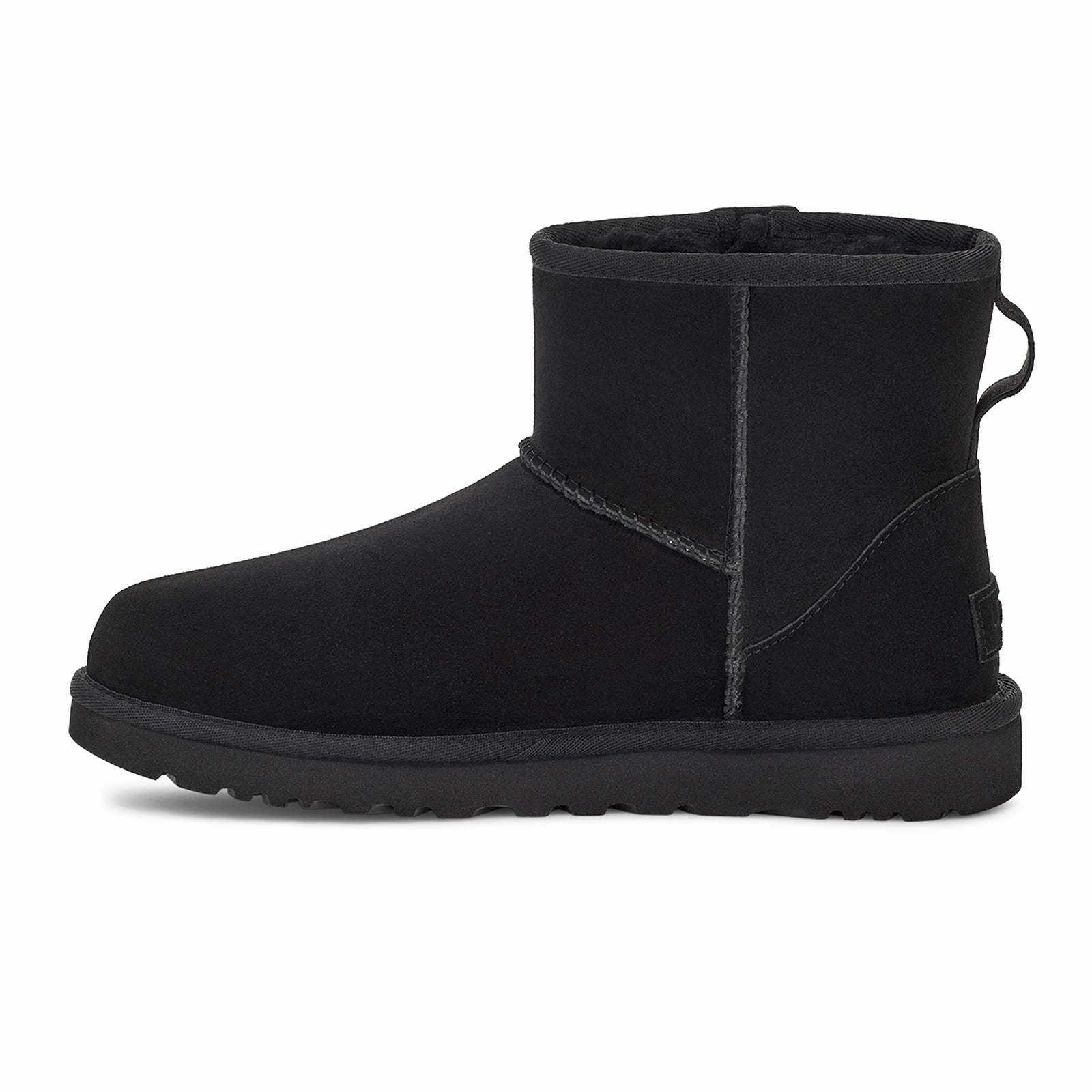 UGG? Classic Mini Bailey Zip (Women) - Black Flexible Frame Trail Exploration Outdoor Protection