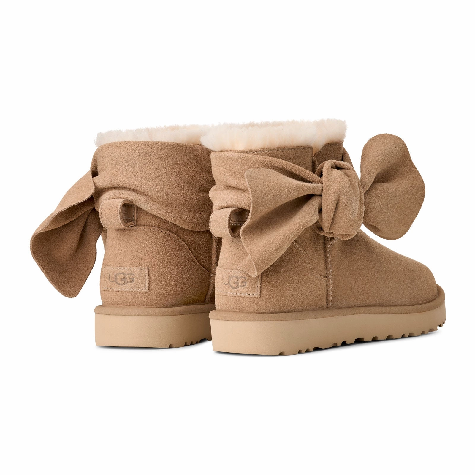 UGG? Classic Mini Bow (Women) - Sand Beach Walk Ventilated