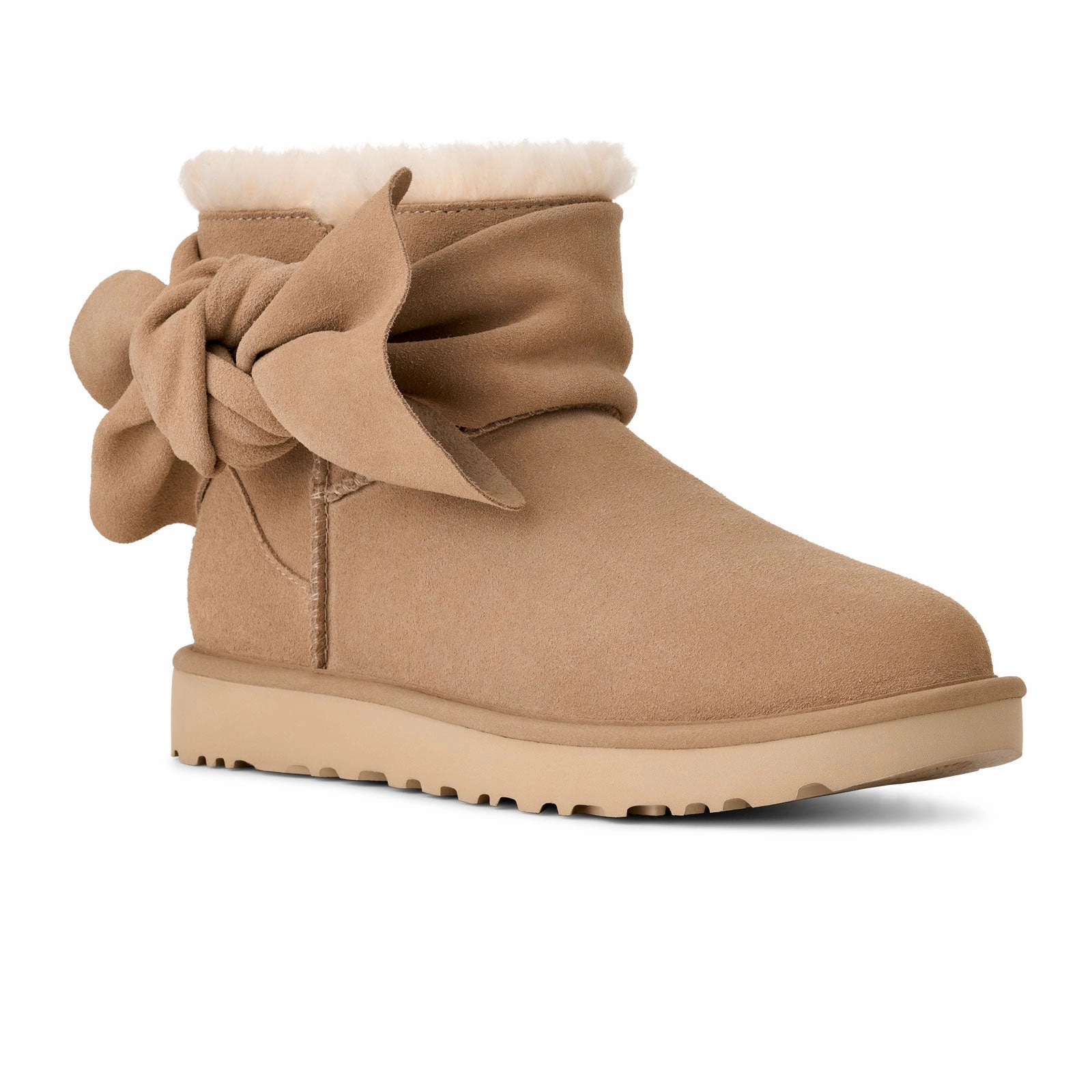 Hiking Boots Minimal Aesthetic UGG? Classic Mini Bow (Women) - Sand