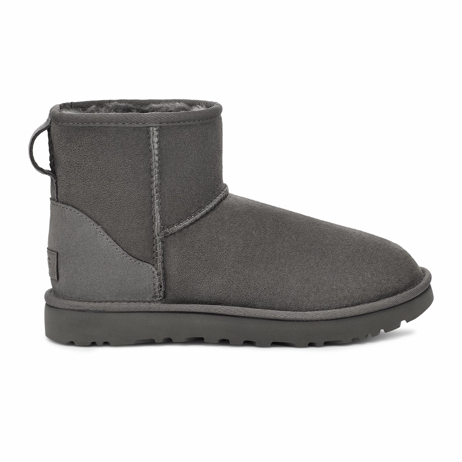 UGG? Classic Mini II (Women) - Grey Traction Enhanced Base Compression Resistant Collar