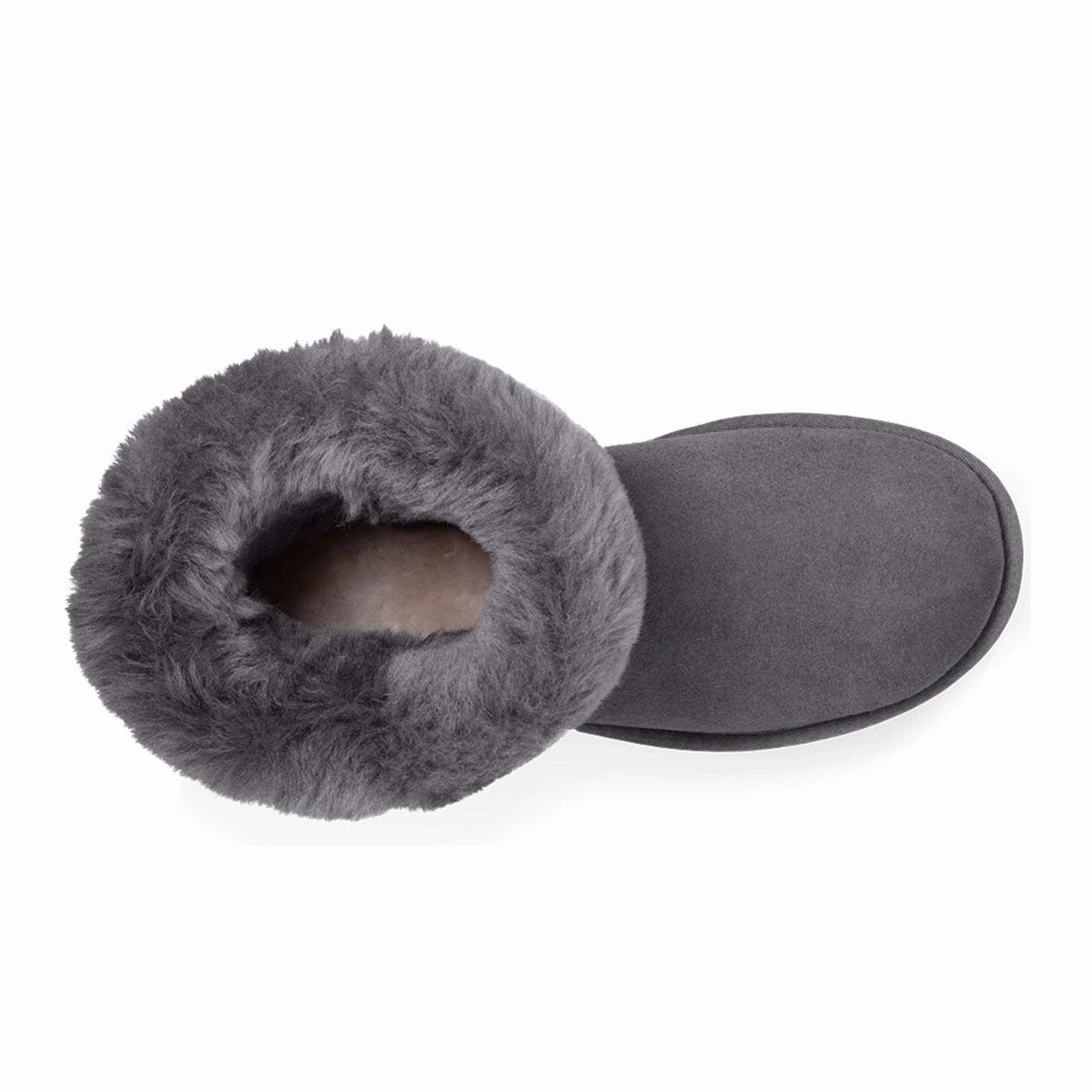 UGG? Classic Short II (Women) - Grey Non Marking Outsole Flexible Frame Daily Walks