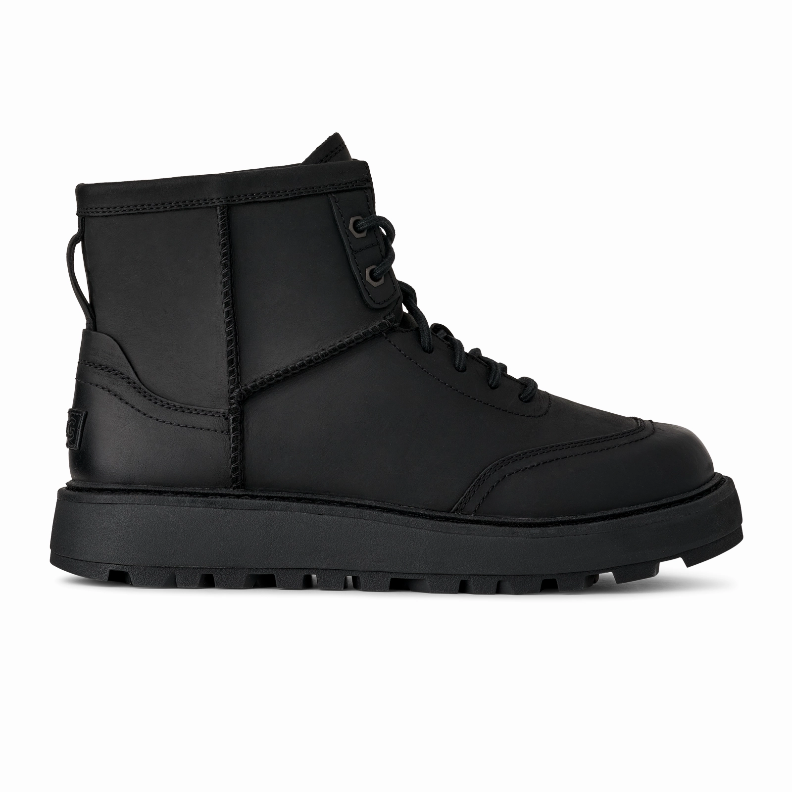 UGG? Idyllwild Lace (Men) - Black/Black Lightweight Sole Rugged Built Urban Traveler