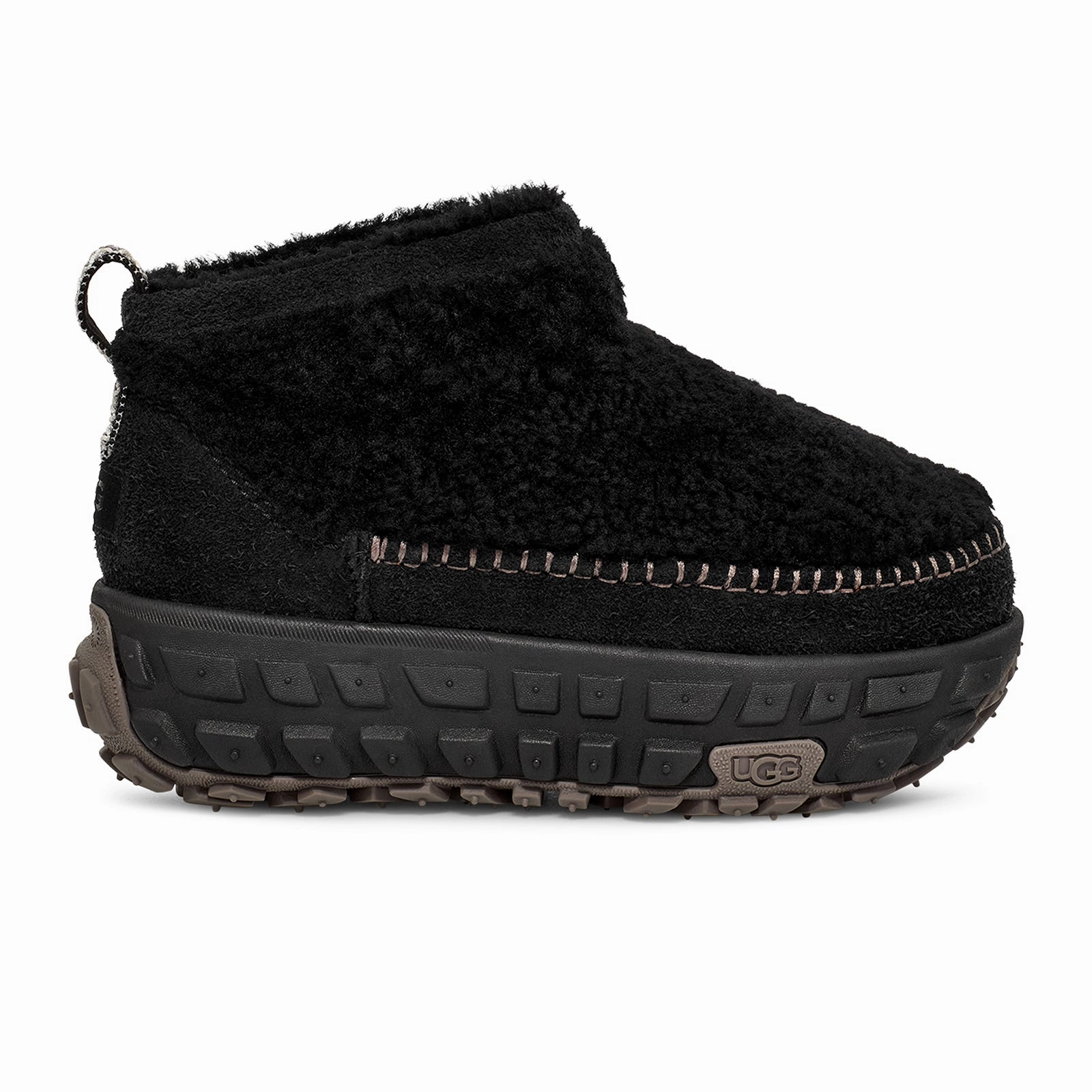 Low Profile Cold Climate UGG? Venture Daze Ultra Mini Cozy Boot (Women) - Black