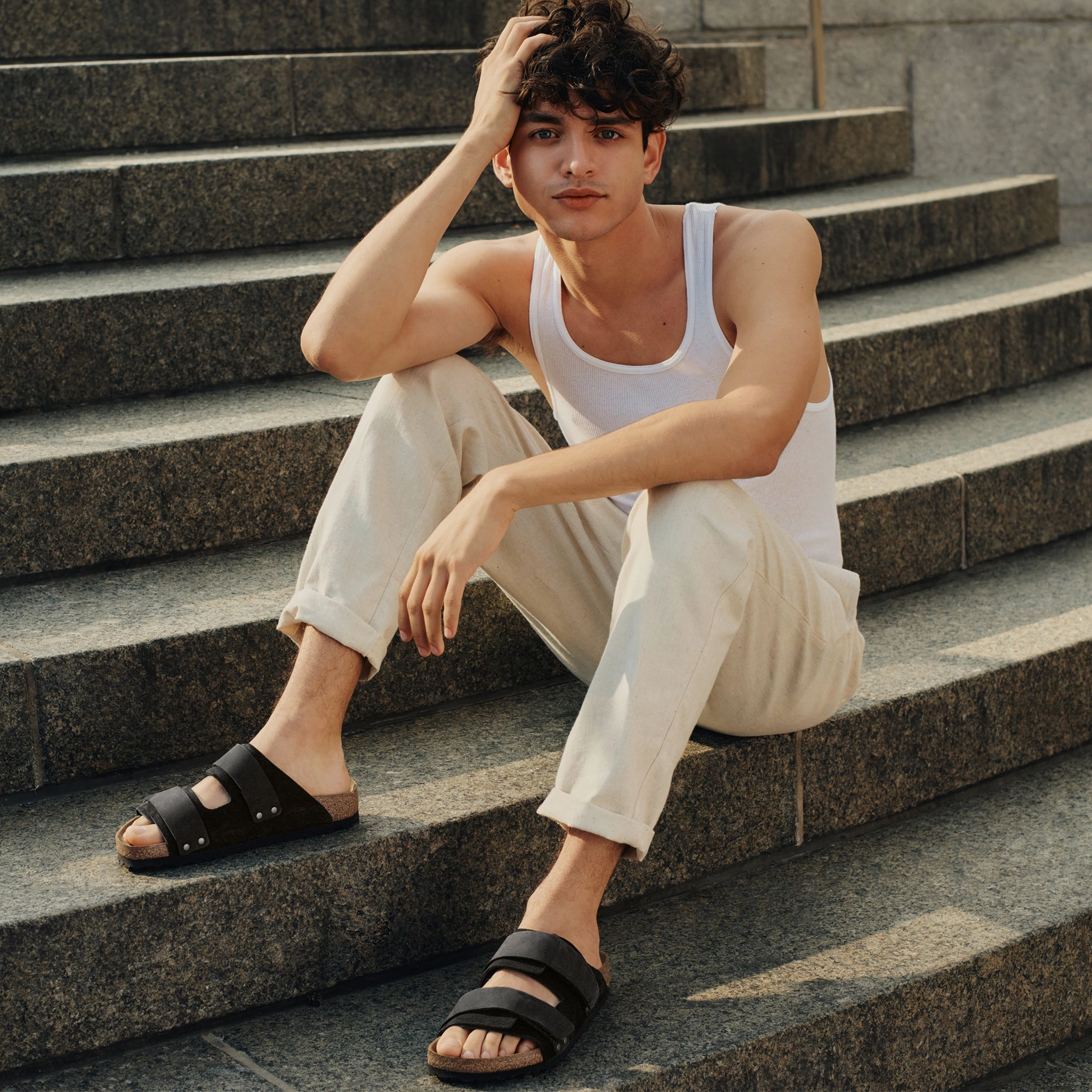 yoga - style UJI - BLACK - SUEDE