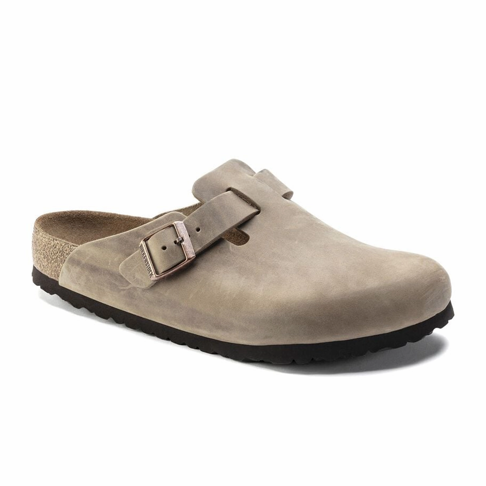 Birkenstock Boston Soft Footbed Clog (Men) - Tobacco Oiled Leather Supportive And Stylish Hypoallergenic Inner Lining