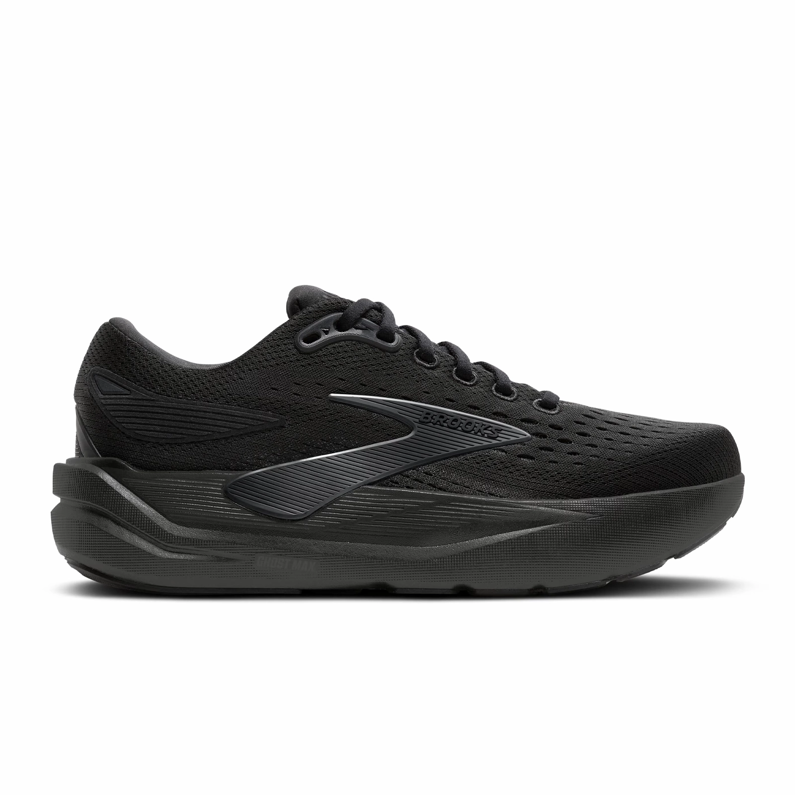 Brooks Ghost Max 3 Running Shoe (Women) - Black/Black/Ebony Foot Love