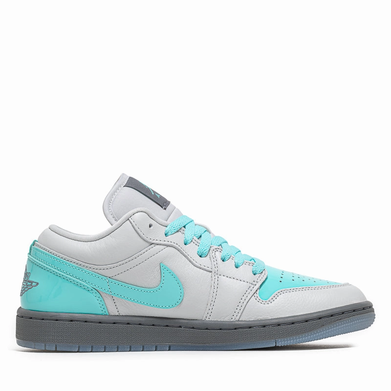 Anti-Slip Function Padded Interior Night Travel Women's Air Jordan 1 Low SE - Photon Dust/Aurora Green