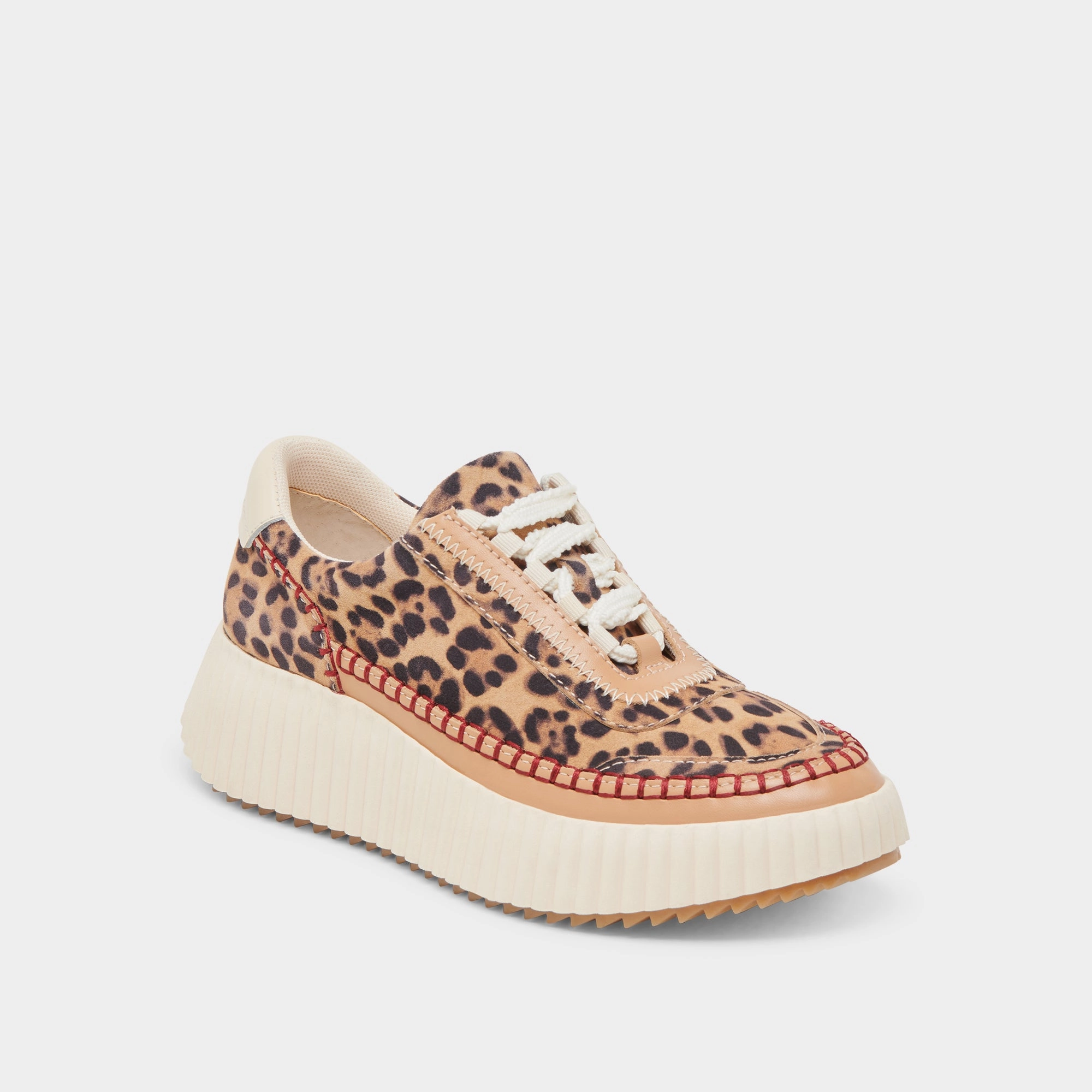 Style Match Trendy Vibe DOLEN SNEAKERS LEOPARD SUEDE